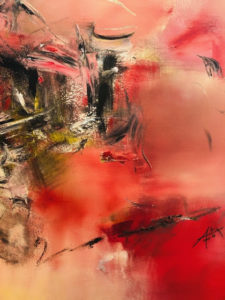 Exploring Acrylic Media with Alx Fox at Rogue Gallery & Art Center.